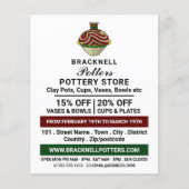 Dekorjug, Keramik-Store, Potter-Werbung Flyer (Vorne)