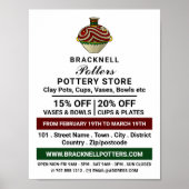 Dekorjug, Keramik-Store, Potter-Werbung Poster (Vorne)