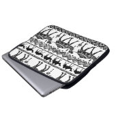 DekorKamele Nahtloses Muster Laptopschutzhülle (Vorne Knopf)