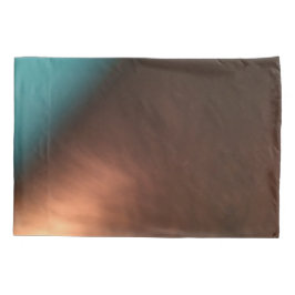 Dekorkissen in Aquamarinen und Kupferbraun Kissenbezug