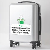 Dekormaterialien und Dekorationsmaterialien Aufkleber (Koffer)