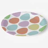 Dekormuster für Ostereier Pappteller (Schrägansicht)