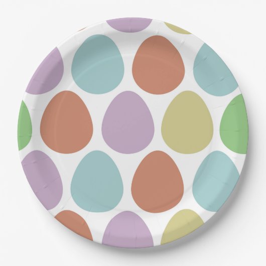 Dekormuster für Ostereier Pappteller (Vorderseite)