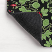 Dekoroter Passionflower Mousepad (Ecke)