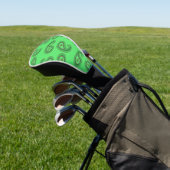 Dekorpaisley-Muster auf grün Golf Headcover (In SItu)