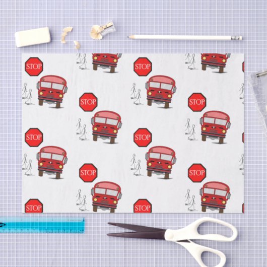 Dekorpapier-Bus Seidenpapier (Handwerk)