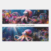 Dekorpapier-Decoupage Meerwelt Oktopus-Schubladen Geschenkpapier Set (Vorderseite 2)