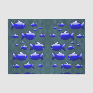 Dekorpapier Fisch Seidenpapier
