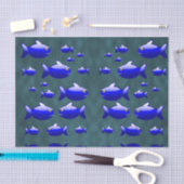 Dekorpapier Fisch Seidenpapier (Handwerk)