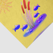 Dekorpapier Fisch Seidenpapier (Ausschnitt)
