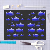 Dekorpapier Fisch Seidenpapier (Handwerk)