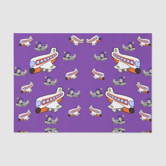 Dekorpapier-Flugzeuge Seidenpapier (Vorderseite)