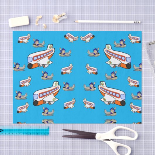 Dekorpapier-Flugzeuge Seidenpapier (Handwerk)