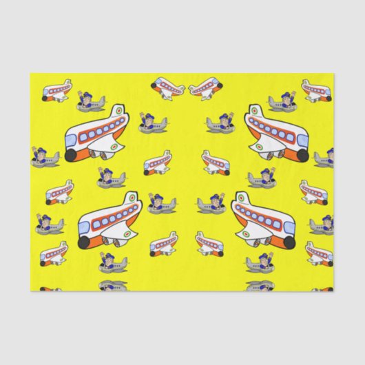 Dekorpapier-Flugzeuge Seidenpapier (Vorderseite)