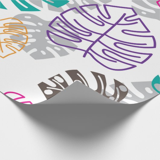 Dekorpapier für Blätter Geschenkpapier (Ecke)