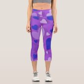 Dekorpapier Herz 9 Capri Leggings (Vorderseite)