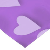 Dekorpapier Herz 9 Kurzer Tischläufer (Ecke)