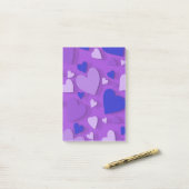 Dekorpapier Herz 9 Post-it Klebezettel (Auf Schreibtisch)