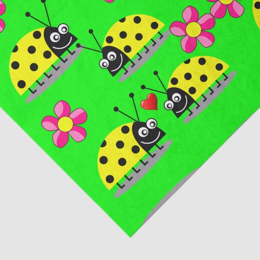 Dekorpapier-Ladybugs Seidenpapier (Ausschnitt)