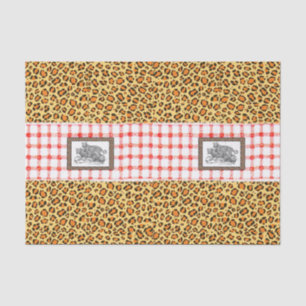 Dekorpapier Leopard Seidenpapier