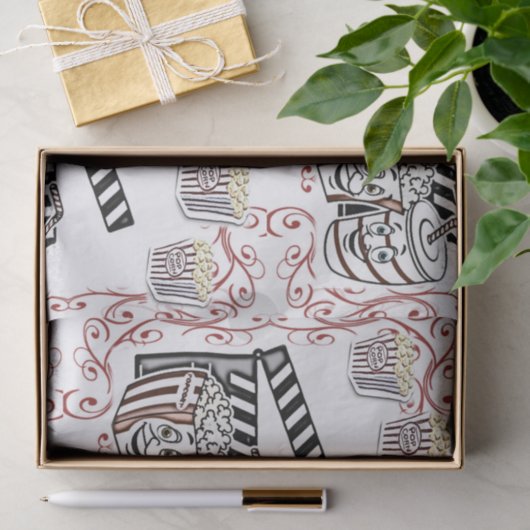 Dekorpapier Popcorn Seidenpapier (Geschenk)