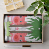 Dekorpapier Rosa Schweine Seidenpapier (Geschenk)