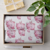 Dekorpapier Rosa Schweine Seidenpapier (Geschenk)