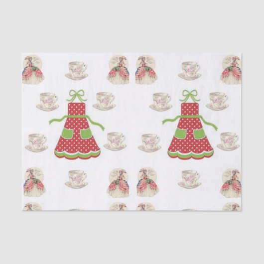 Dekorpapier Viktorianisch Seidenpapier (Vorderseite)