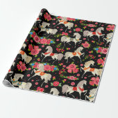 Dekorpferde Geschenkpapier (Ungerollt)