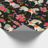 Dekorpferde Geschenkpapier (Ecke)