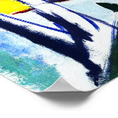 Dekorplatten Abstrakt Art Poster (Ecke)