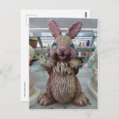 Dekorrabbit Postkarte (Vorne/Hinten)