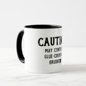 Dekoseiten-Pinsel Zitat Custom BW04 Funny Craft Tasse (Vorderseite Links)