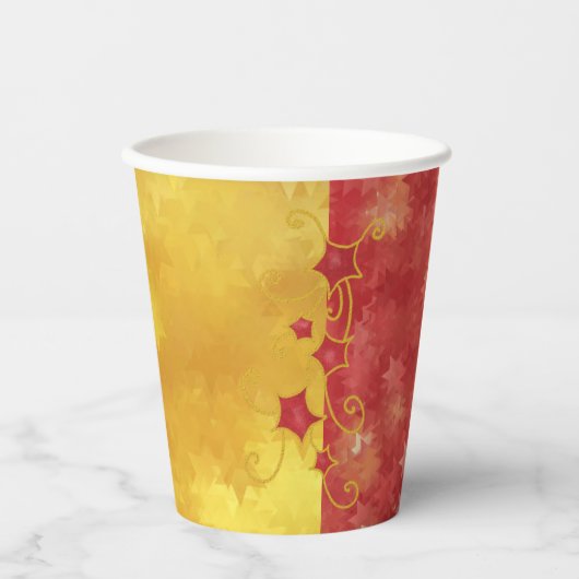 Dekostern pappbecher (Vorderseite)