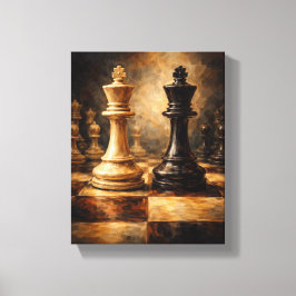 Dekotafel (Königsgesicht) Art Déco Leinwanddruck