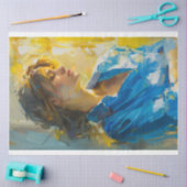 Dekoupage #5 der Serie Multiculturelle Frauen der  Seidenpapier (Basteln)