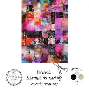 Dekoupage Abstrakt Artwork Grids Textures Muster Seidenpapier