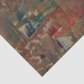 Dekoupage Abstrakte Imitate beenden die Erdfarben Seidenpapier (Ausschnitt)