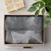 Dekoupage Abstrakte Wölfe und Bärenwälder Szene Seidenpapier (Geschenk)