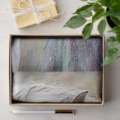 Dekoupage Adorned White Horse & Jewels Little Girl Seidenpapier (Geschenk)