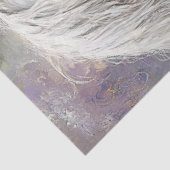 Dekoupage Adorned White Horse & Jewels Little Girl Seidenpapier (Ausschnitt)