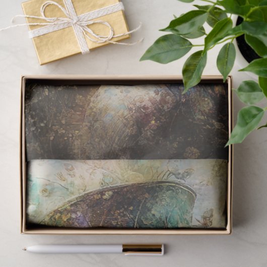 Dekoupage Alice Adventures Rabbit Digital Art Seidenpapier (Geschenk)