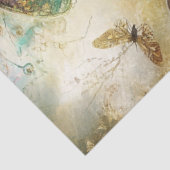 Dekoupage Alice Adventures Rabbit Digital Art Seidenpapier (Ausschnitt)