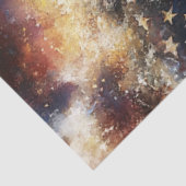 Dekoupage American Flag Ocean Wave Patriotic Seidenpapier (Ausschnitt)