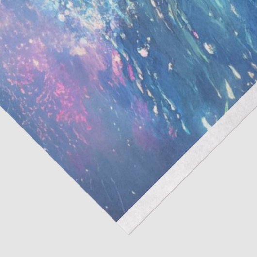 Dekoupage Aquamarin Ocean Manatee Wildlife Seidenpapier (Ausschnitt)