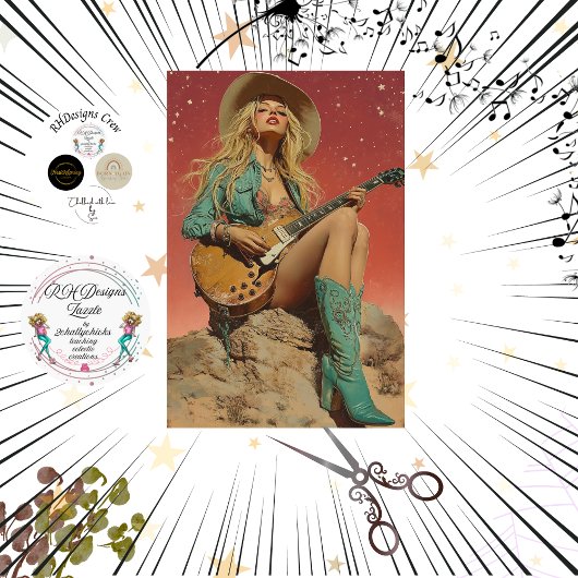 Dekoupage Artist Alizabeth the Content Creator Seidenpapier