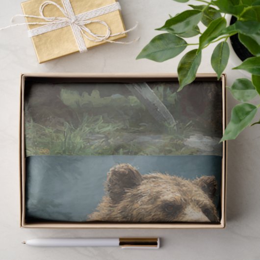 Dekoupage Bear Mittelalterlicher Rüstungswald Seidenpapier (Geschenk)