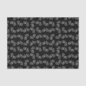 Dekoupage Bike Geburtstagsparty Black Seidenpapier (Vorderseite)