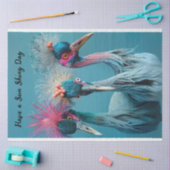 Dekoupage Birds Sun Shiny Day Seidenpapier (Basteln)