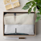 Dekoupage Black Cat in High Heel Umbrella Seidenpapier (Geschenk)